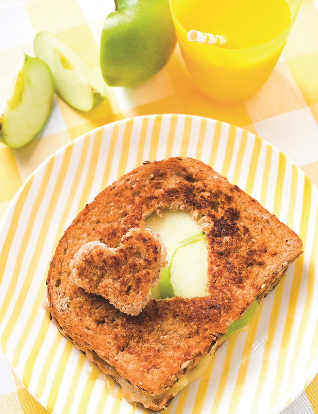 Recettes santé | NutriSimple | Grilled cheese à la pomme verte