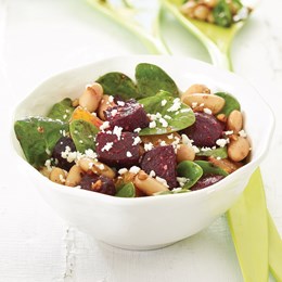 Recette NutriSimple Salade de betteraves aux légumineuses