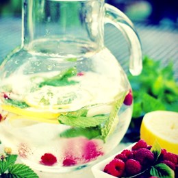 Recette NutriSimple Raspberry and Mint Water