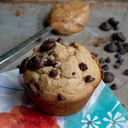 Recette NutriSimple Muffins au beurre d'arachide et chocolat