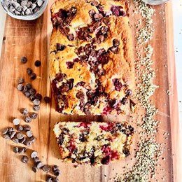 Recette NutriSimple Pain choco-framboise & chanvre