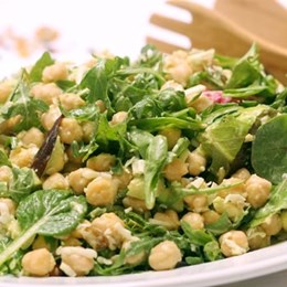 Recette NutriSimple Salade césar aux pois chiches rôtis