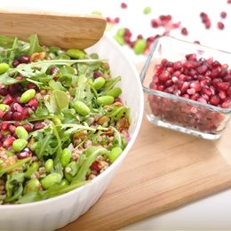 Recette NutriSimple Salade de sarrasin à la grenade et edamames