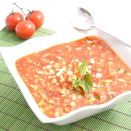 Recette NutriSimple Gaspacho (soupe froide)