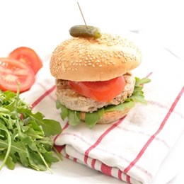 Recette NutriSimple Hamburger poulet et lentilles