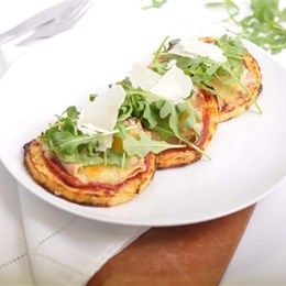 Recette NutriSimple Pizza au chou-fleur sans farine