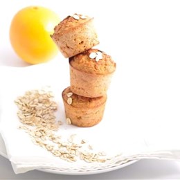 Recette NutriSimple Muffins orange et avoine