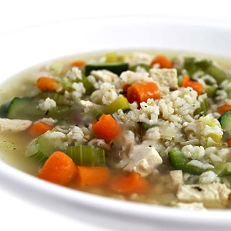 Recette NutriSimple Soupe légumes et riz