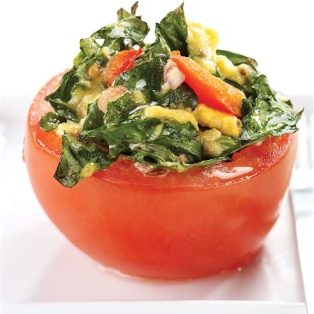 Recette NutriSimple Tomates farcies aux oeufs 