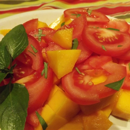Recette NutriSimple Salade mangue et tomate