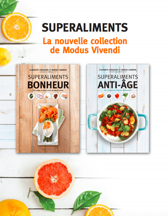 NOUVELLE COLLECTION:  QUATRE PREMIERS LIVRES SUR LES «SUPERALIMENTS»