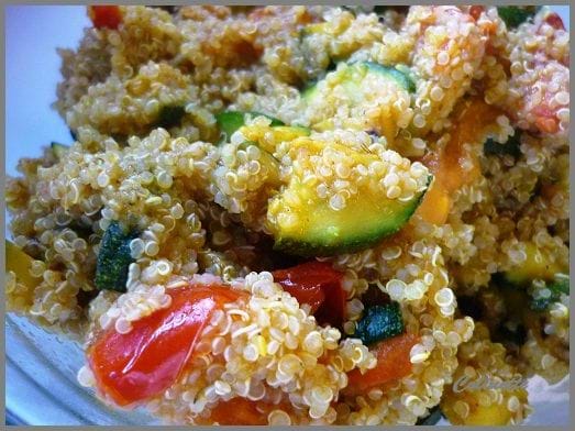 Recette NutriSimple Quinoa aux courgettes 