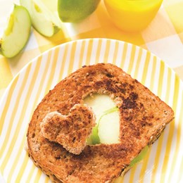 Recette NutriSimple Grilled cheese à la pomme verte