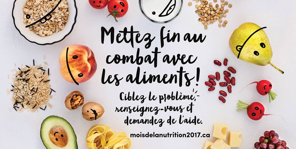 Le mois de la nutrition, ça débute maintenant !