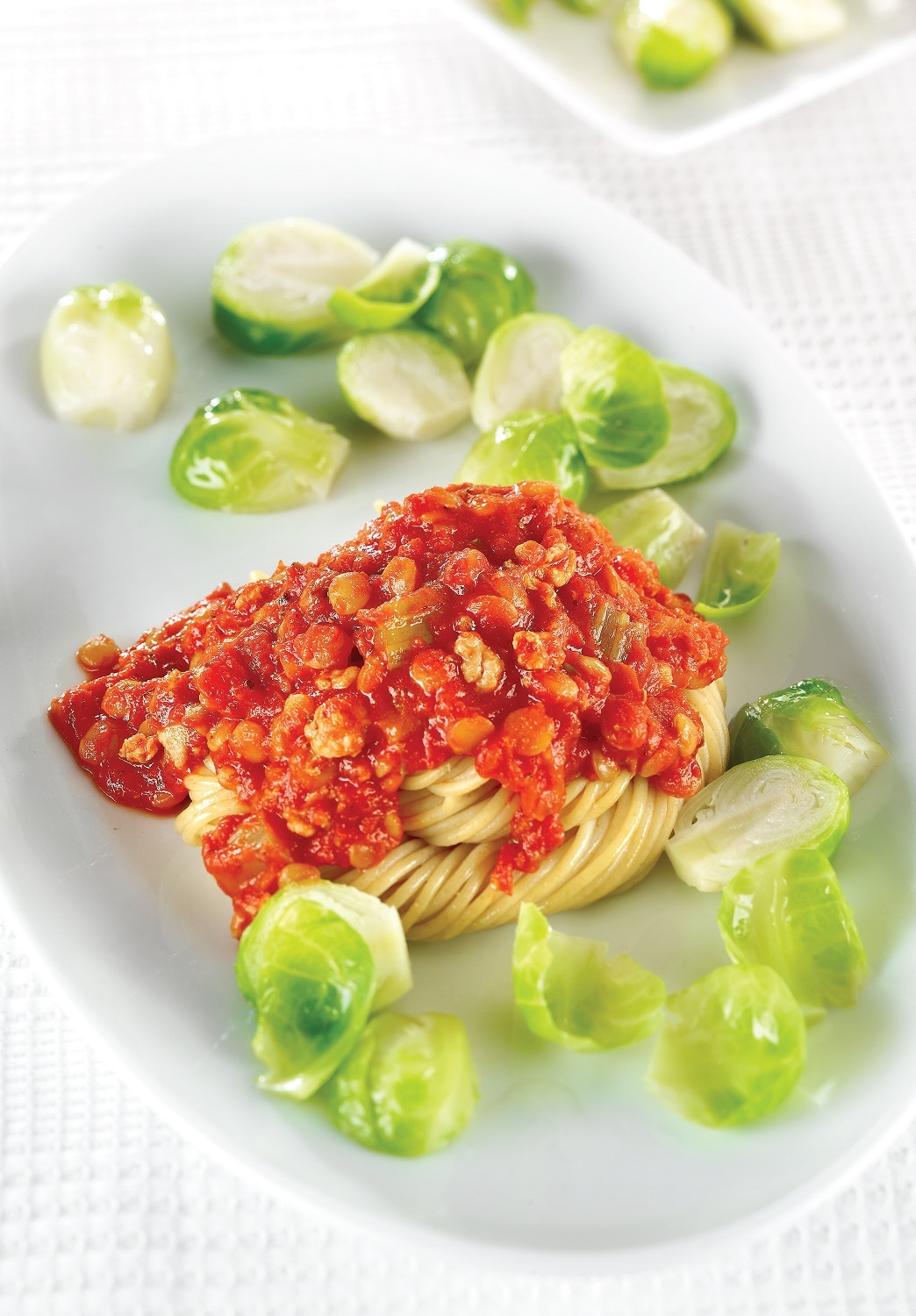 Recette NutriSimple Spaghettinis à la sauce aux lentilles