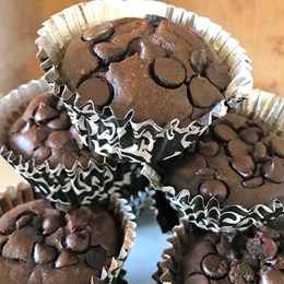 Recette NutriSimple Muffins-brownies aux haricots noirs sans farine