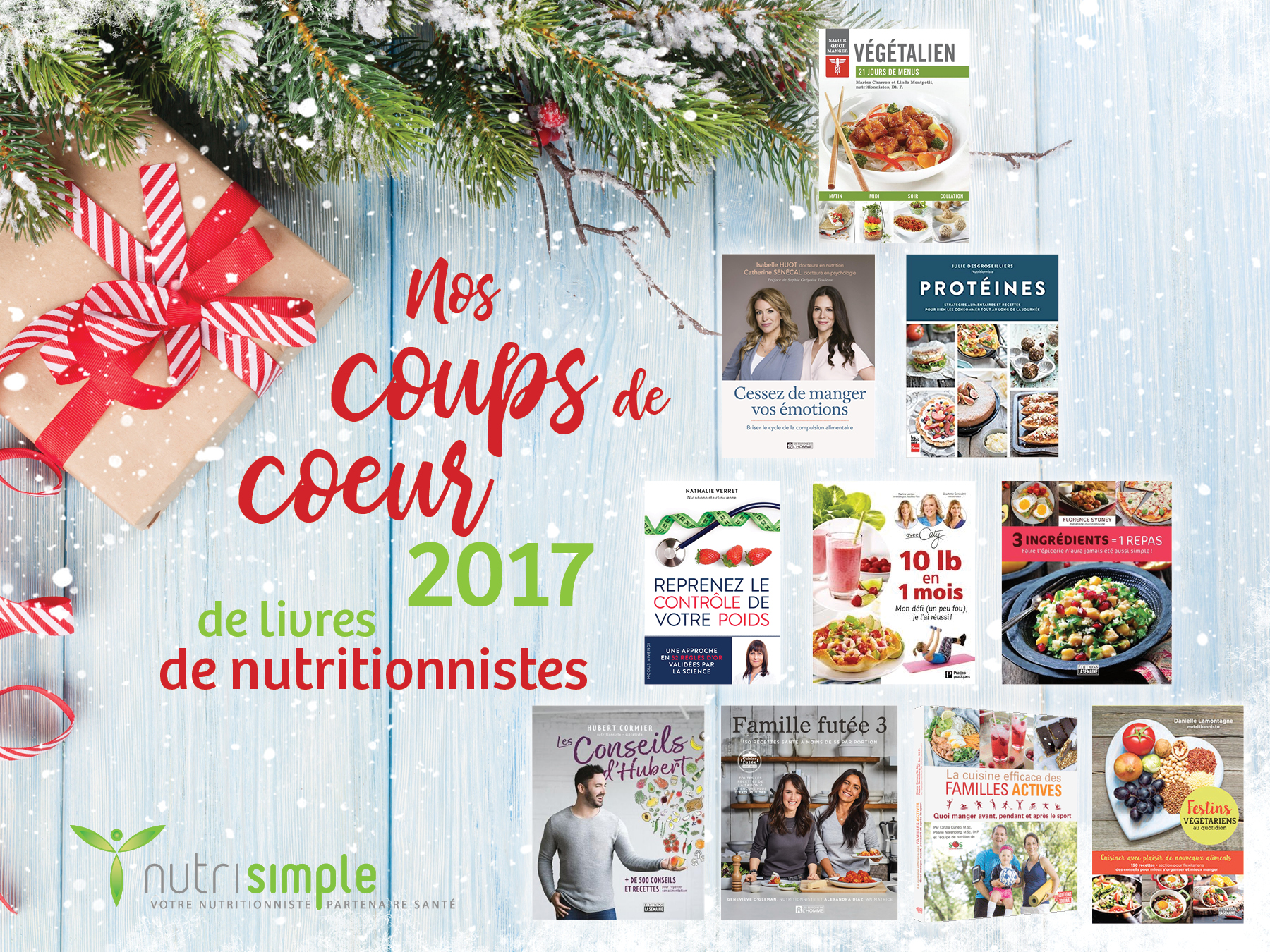 Livres « Coup de cœur » rédigés par des diététistes-nutritionnistes !