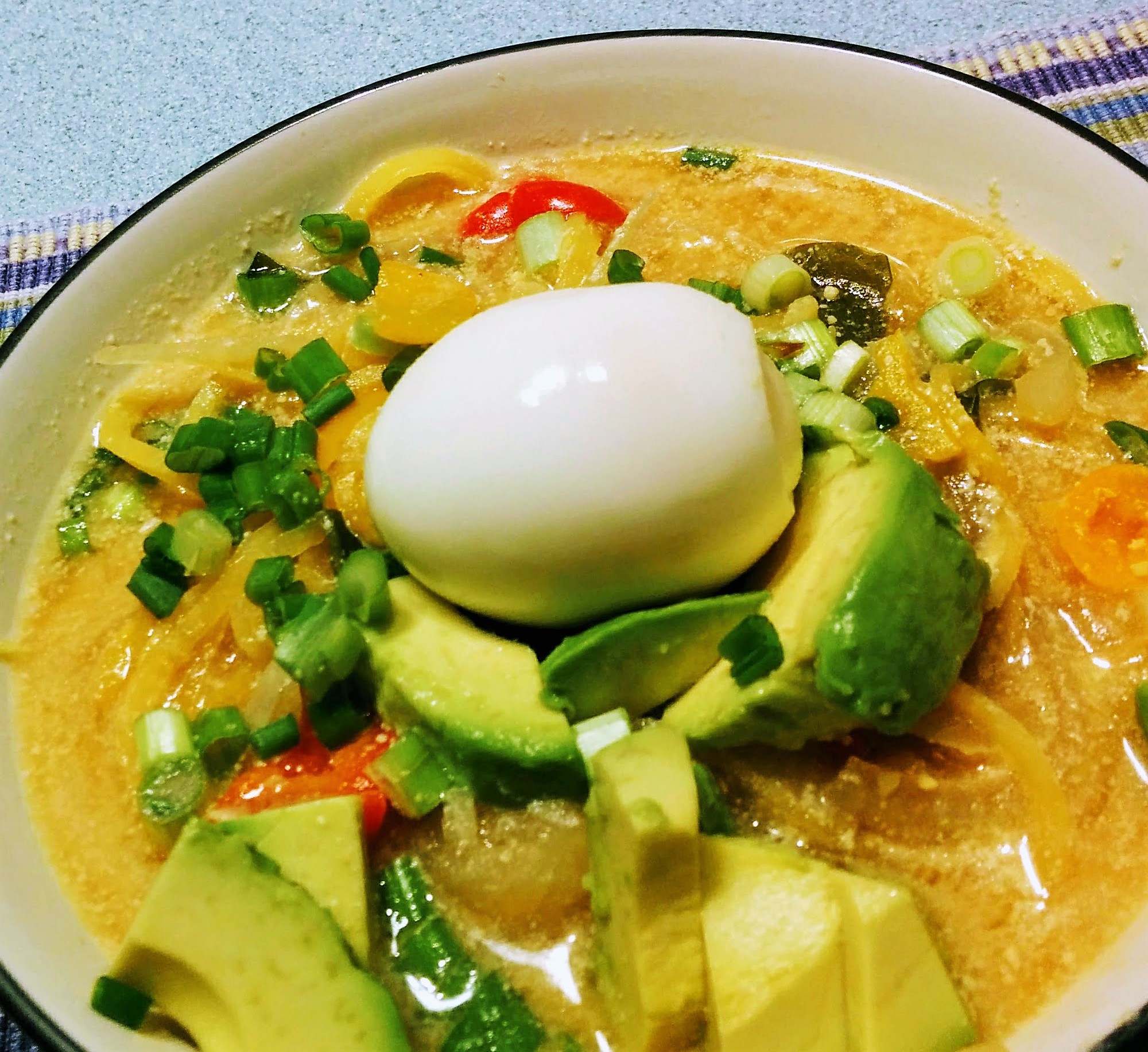 Recette NutriSimple Soupe repas asiatique au miso, style ramen