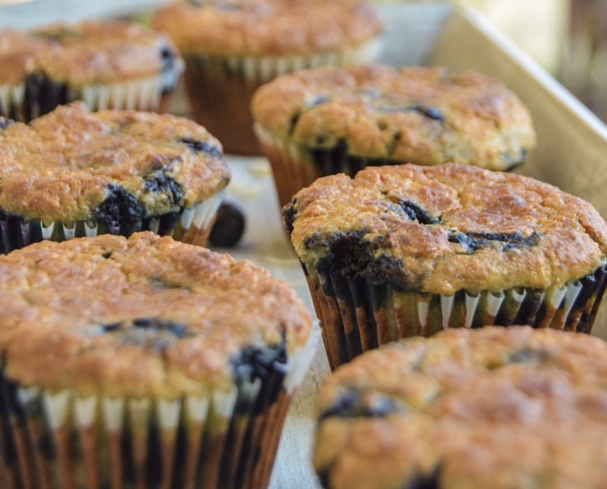 Recette NutriSimple Muffins aux pois chiches, bleuets et chocolat noir 