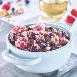 Recette NutriSimple Quinoa matinal aux petits fruits