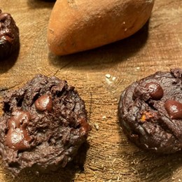 Recette NutriSimple Biscuits choco et patate douce sans farine