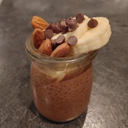 Recette NutriSimple Mini pouding de chia, datte et cacao