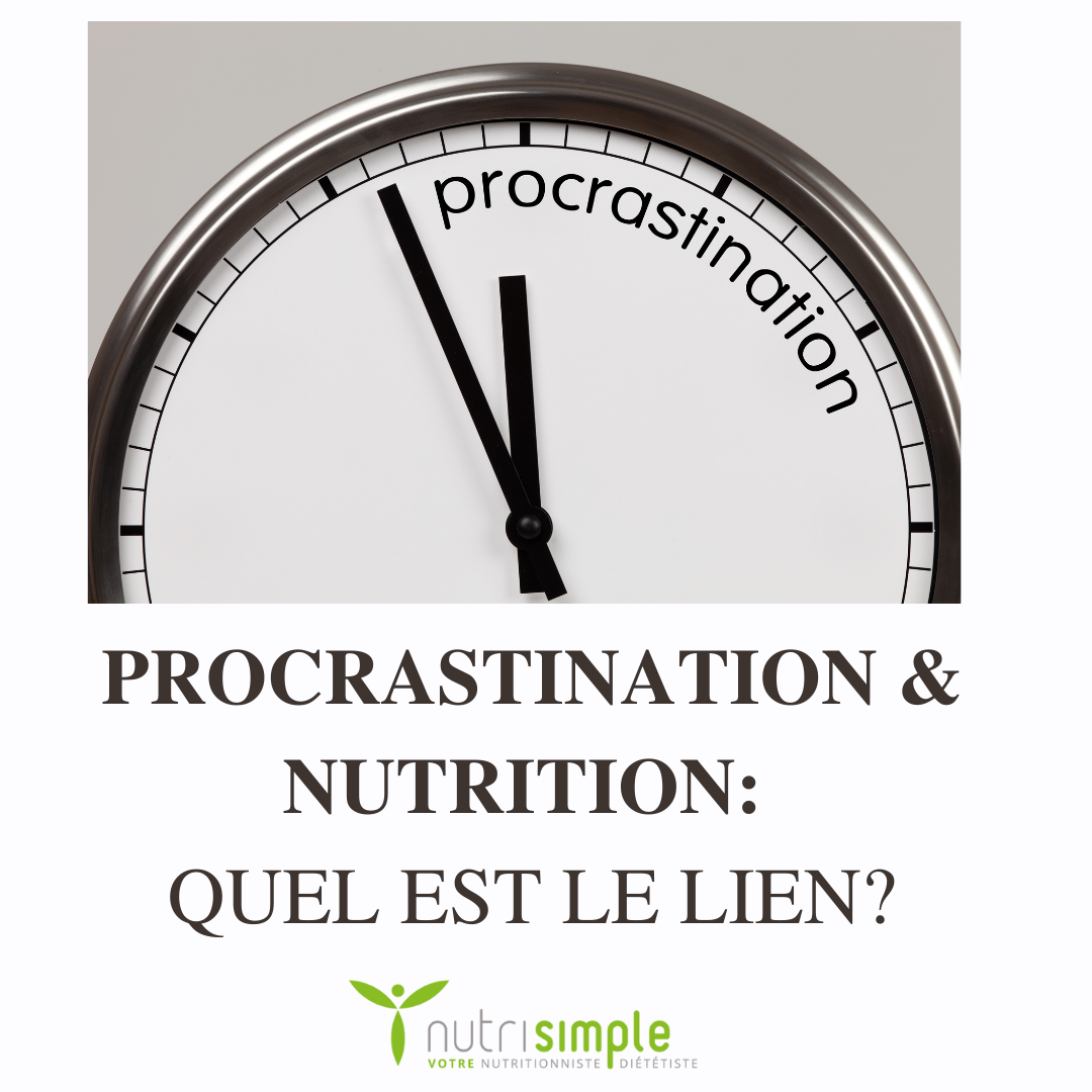 Procrastination et nutrition: quel est le lien?