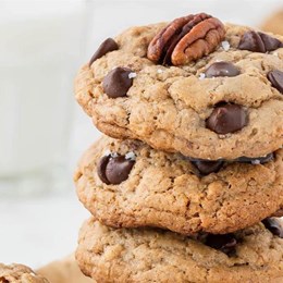 Recette NutriSimple Biscuits « rapide » aux pacanes et chocolat noir
