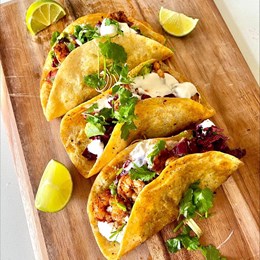 Recette NutriSimple Tacos de crevettes, chipotle & lime