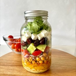 Recette NutriSimple Salade grecque en pot