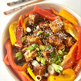 Recette NutriSimple Tofu croustillant sauce gochujang