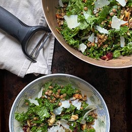 Recette NutriSimple SALADE INTUITIVE DE KALE, LENTILES ET NOIX