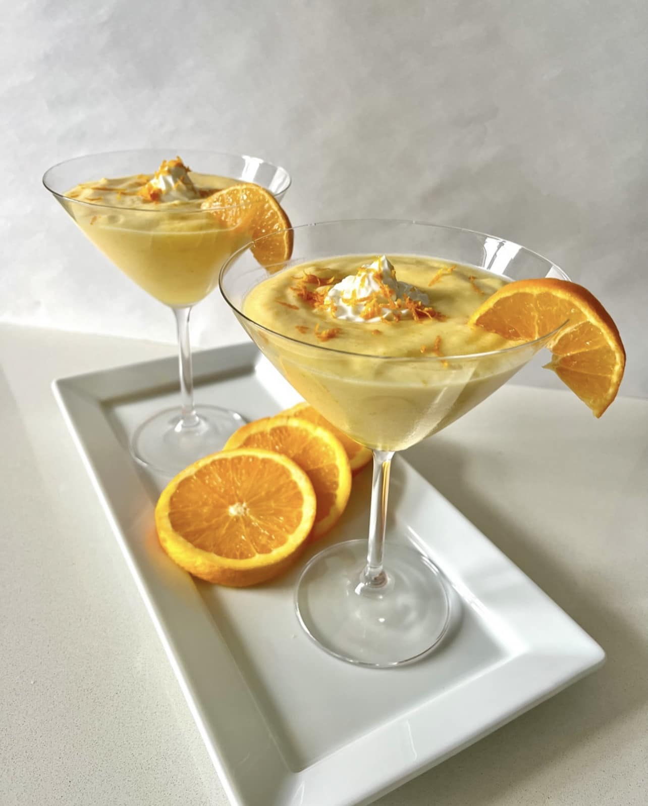 Recette NutriSimple Cocktail de mousse à l’orange 
