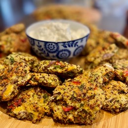 Recette NutriSimple Croquettes protéinées de quinoa et légumes