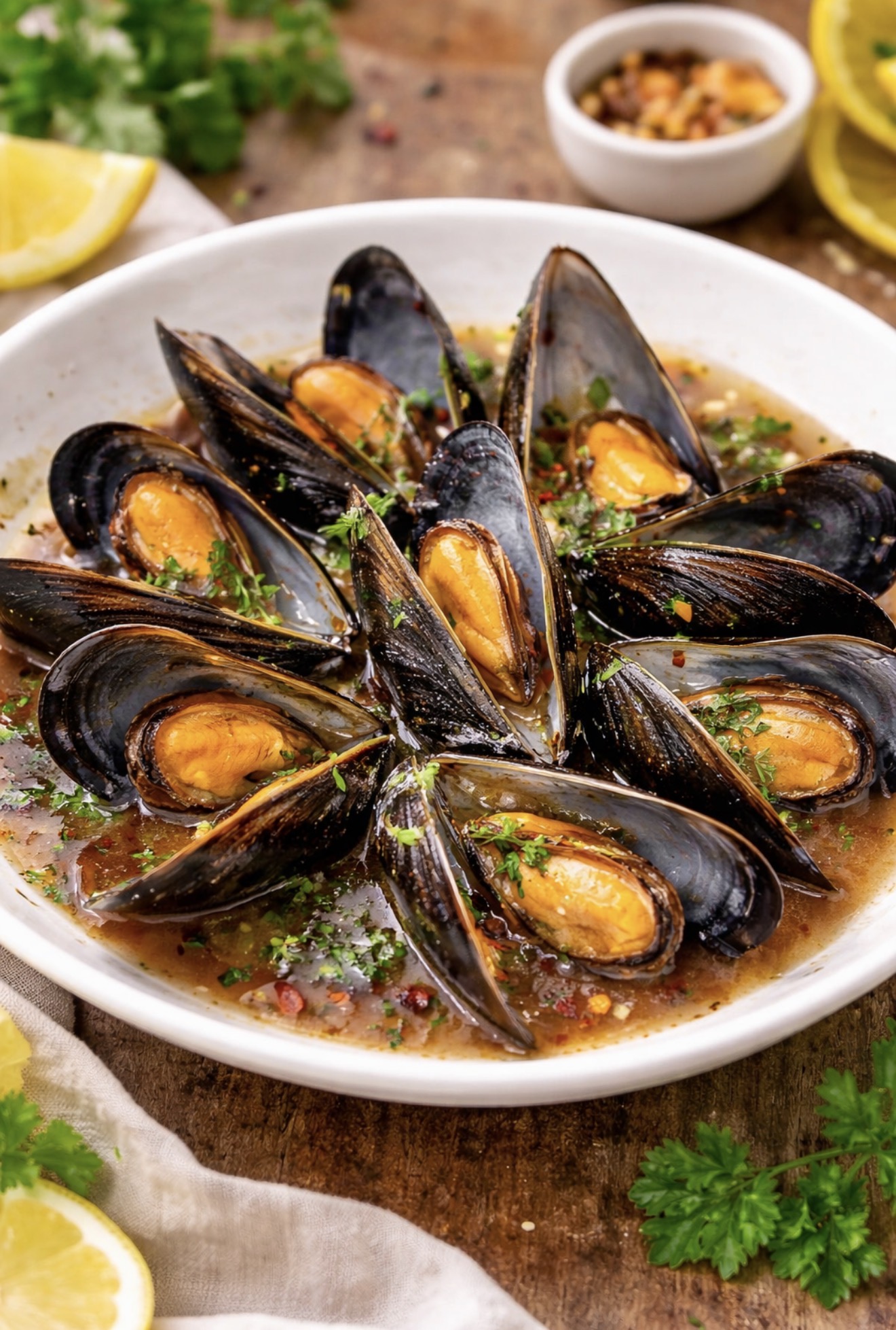 Moules à la méditerranéenne