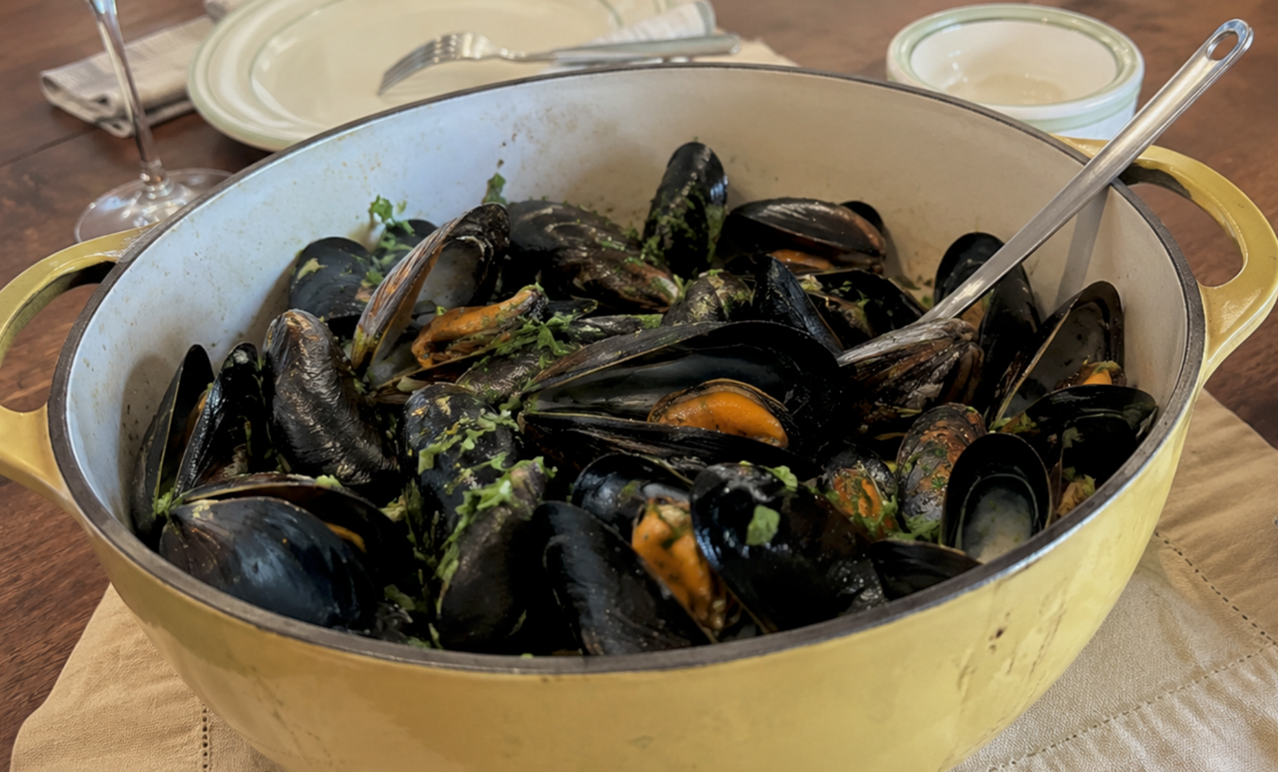 Moules à la méditerranéenne