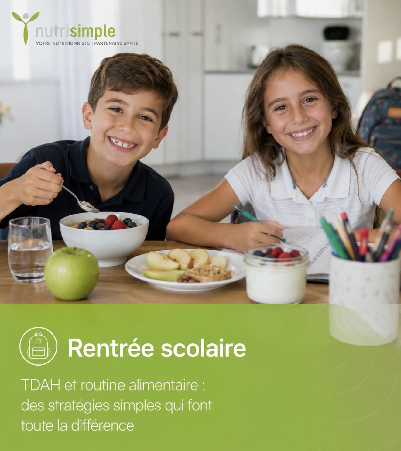 Rentrée scolaire et TDAH : simplifier la routine repas 